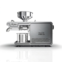 Presse à huile automatique 220V, neuve, pour usage domestique et commercial, graines de lin et arachides