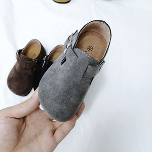 Birkenstocks rétro d'extérieur de qualité supérieure avec daim supérieur bout rond design <span class=keywords><strong>plat</strong></span>-chaussures de famille légères à la mode été automne - Product Image 3