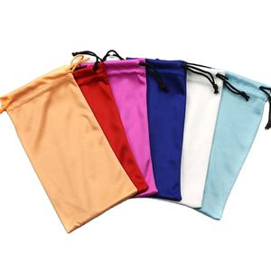 Logo personnalisé Sac de lunettes de soleil coloré à cordon souple Étui à lunettes Pochette Accessoires pour lunettes - Product Image 3