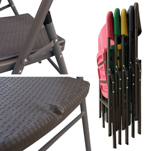 <span class=keywords><strong>Chaise</strong></span> <span class=keywords><strong>de</strong></span> camping d'extérieur GSD <span class=keywords><strong>en</strong></span> <span class=keywords><strong>rotin</strong></span> plastique <span class=keywords><strong>de</strong></span> haute qualité, chaises pliantes portables personnalisées pour les événements - Product Image 4