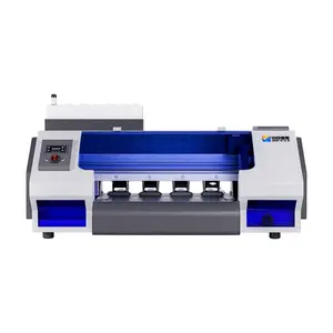 Nouvelle conception directe d'usine de la machine d'imprimante DTF de rouleau à rouleau de 33cm avec deux têtes d'imprimante XP600 pour imprimer rapidement