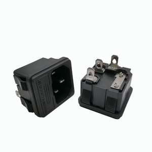 Conector DE <span class=keywords><strong>SEGURO</strong></span> 10A250V C14, adaptador de entrada de toma de corriente con soporte de fusibles para electrodomésticos y equipos de - Product Image 5