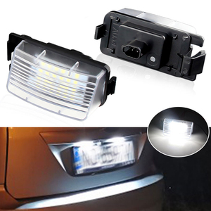 ไฟส่องป้ายทะเบียน LED 2 ชิ้น สำหรับรถยนต์นิสสัน เวอร์ซ่า 4 ประตู 5 ประตู ลิวิน่า จีทีอาร์ อาร์35 คิวบ์ ซี12 370ซี ซี34 ลีฟ สำหรับอินฟินิตี้ จี35 จี37 - Product Image 1