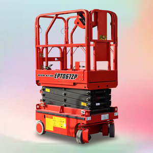 Piattaforma di Lavoro Aerea Elettrica Semovente a Forbice Idraulica 10m per Manutenzione di Stadi e Padiglioni Espositivi - Product Image 5