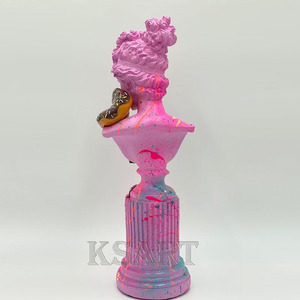 Le <span class=keywords><strong>Sculture</strong></span> Creative Pop Art di Venere e <span class=keywords><strong>David</strong></span> in Rosa Sono Adatte per Ornamenti Domestici, Eleganti e Uniche - Product Image 2
