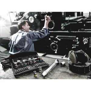 WERA - 05004047001 3/8 ''Cliquet métallique avec jeu de douilles carrées et métriques (29 pcs.) ENSEMBLES DE CLIQUET ET DE DOUILLES - Product Image 2