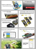 Полетный контроллер COREWING F405 WING APP V2 на базе STM32F405 MCU с поддержкой ArduPilot INAV VTOL, беспроводная настройка через приложение SpeedyBee для радиоуправляемых моделей