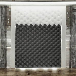 Pannelli Fonoassorbenti <span class=keywords><strong>in</strong></span> Schiuma Corrugata Autoadesivi Best-Seller, Ideali per il Trattamento Acustico nei Studi di Registrazione - Product Image 3