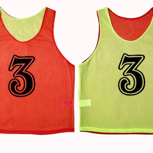 سترة رياضية شبكية للكبار قابلة للعكس بشعار مخصص ، اسم مطبوع ، مرايل كرة قدم Pinnie ، لتدريب كرة السلة ، خدمة OEM - Product Image 1