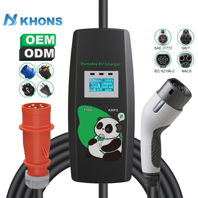 GBT Portable Charger for BYD 16A/3.5Kw Mobile Home EV Charger New Condition High Portable Charging Stations