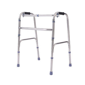 Grosir alumunium ringan lipat orang tua dewasa, bingkai alat bantu jalan ortopedi luar ruangan - Product Image 4