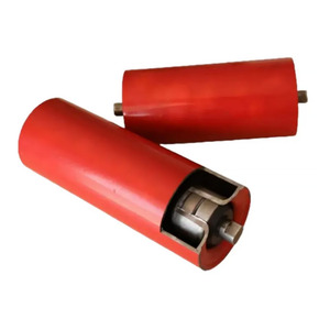 Rouleaux de guidage industriels en acier personnalisables de 219 mm de diamètre pour systèmes de convoyeurs de machines minières - Résistants au feu, garantie 1 an - Product Image 4