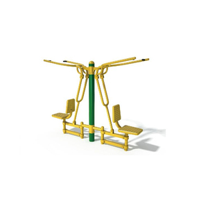 Machine de musculation double poste 1630x690x2030mm pour parcs, gymnases communautaires et entraînement GW079 – Équipement de fitness extérieur - Product Image 4