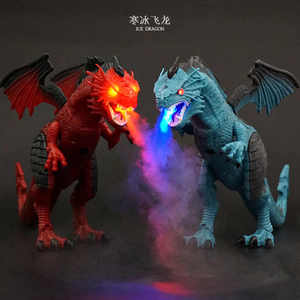 Jouet de dragon de dinosaure télécommandé pour enfants figurines réalistes à la recherche d'une pulvérisation rugissante de grande taille illuminant les yeux jouet de dinosaure - Product Image 3