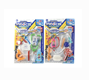 EPT vendita all'ingrosso di piccoli giocattoli medico giocattolo rosa blu giocattolo stetoscopio Set di giocattoli per bambini - Product Image 2
