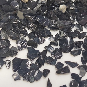 Grande roche décorative en verre broyé colorée bleu marine pour <span class=keywords><strong>baie</strong></span> <span class=keywords><strong>vitrée</strong></span> - Product Image 5