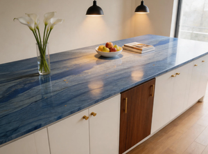 Lastra di <span class=keywords><strong>Marmo</strong></span> <span class=keywords><strong>Blu</strong></span> Macabus in Pietra <span class=keywords><strong>Naturale</strong></span> per Pareti di Lusso/Piani Cucina/Soggiorno/Scale/Pavimenti/Hotel - Product Image 4