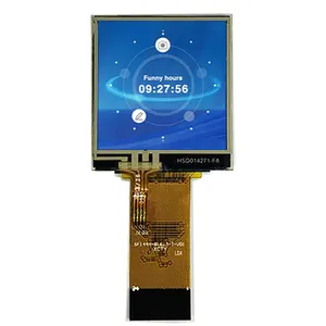 FPC 连接器类型 1.5 英寸液晶 128*128 带触摸屏与 MPU 接口 TFT 显示器 mdoule