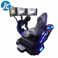 Centre de divertissement, simulateur VR 6DOF avec construction en aluminium et acier pour parcs d'aventure intérieurs, équipement de salle de jeux