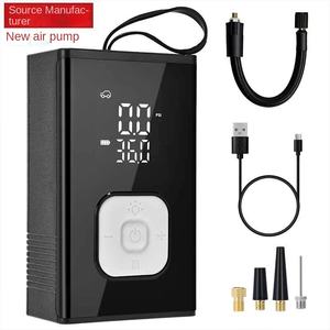 Новый мини-компрессор для шин 150PSI с беспроводным управлением, LED-подсветкой, корпусом из ABS-пластика, цифровым дисплеем и зарядкой через USB - Product Image 5