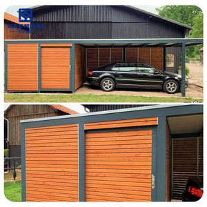 Abri de voiture polyvalent personnalisé, bâtiments d'entrepôt à <span class=keywords><strong>toit</strong></span> <span class=keywords><strong>plat</strong></span>, facile à installer, abri de voiture extérieur préfabriqué en aluminium Foshan - Product Image 3