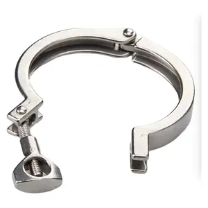 Sanitary Fitting Tri Clamp Sanitary Tri Clamp Fittings C Type Single Pin Clamp Light Duty Clamp