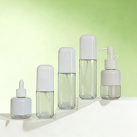 Flacon cosmétique à brume fine, flacon de toner en plastique transparent, flacons de vaporisateur corporel 100 ml 80 ml 120 ml pour l'emballage des soins de la peau Q8888