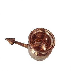 Jarra de cobre Neti Pot para irrigación nasal de yoga, capacidad de 250 ml, enjuague nasal ayurvédico tradicional con alivio para las náuseas - Product Image 2