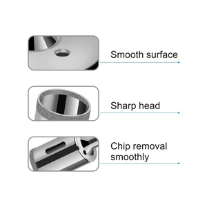 Steel 6-50mm Diamond <strong>Drill</strong> <strong>Bits</strong> 15pcs Hole Saw Set Vacuum Brazed for Glass Ceramic Granite Hollow Core <strong>Extractor</strong> Remover Tool - Product Image 4
