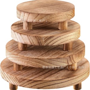 Soporte de madera para exhibición de plantas, organizador de escritorio para almacenamiento y decoración, estilo rústico y elegante - Product Image 5