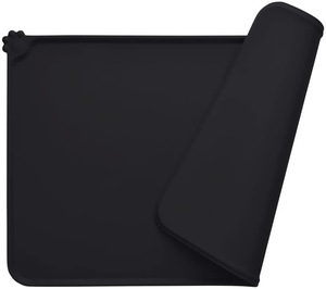 Wholesale Eco-Friendly Silicone Waterproof Rectangle Foot Pattern Feeding Mat OEM ODM Modern <b>Dog</b> Bowl Training Mats Pet <b>Pad</b> - Product Image 6