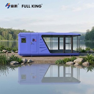 Casa Cápsula Prefabricada de Aluminio Micro Modular, Casa Móvil Inteligente, <span class=keywords><strong>B</strong></span>&<span class=keywords><strong>B</strong></span>, Oficina, Sala de Estar, Diseño Moderno con Energía Solar - Product Image 2