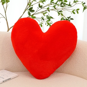 Grand coussin décoratif en coton PP super doux en forme de cœur pour canapé-lit, peluche créative, cadeau pour amoureux, anti-stress - Product Image 4