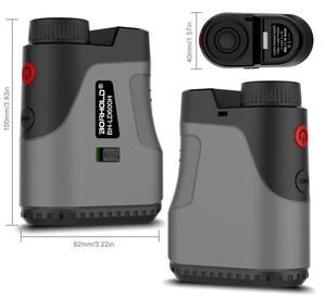Gri Golf lazer menzil ölçer 905nm lazer mesafe ölçer IP54 anma 6.5X büyütme - Product Image 3