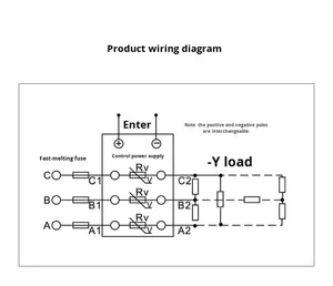 SDK-3 4825z AC ba pha trạng thái rắn <span class=keywords><strong>relay</strong></span> điều chỉnh điện áp 25A - Product Image 6