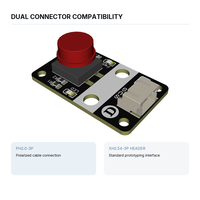 Module de bouton-poussoir numérique, interrupteur tactile momentané, module électronique pour kits de développement Arduino STEM