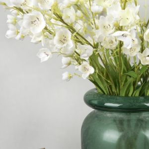 ¡Novedad DE 2017! 2 tenedores, tallos largos, flor de seda, campanillas artificiales, campanillas para decoración de eventos de boda - Product Image 5