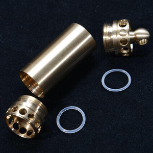 Custom Stainless Steel Pill Bottle <b>Keyring</b> Holder Outdoor Travel Aluminum Medicine Box Capsule Keychain <b>Mini</b> Pill Case Metal - Product Image 3