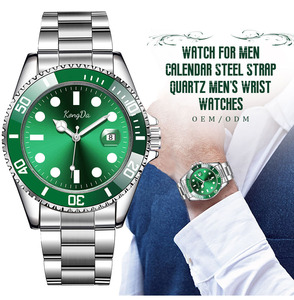 Montre de luxe pour homme avec logo personnalisé, mouvement à quartz en acier inoxydable, étanche 3 ATM, cadran à aiguilles 40 mm, March <span class=keywords><strong>Expo</strong></span> 2026 - Product Image 1
