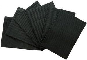 3Ply nyaman tahan air Lap kain penutup baki sekali pakai Hitam <span class=keywords><strong>Bib</strong></span> gigi untuk meja tato - Product Image 2