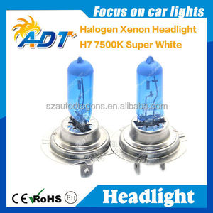 หลอดไฟฮาโลเจนพลาสม่า H7 55W 12V สีขาวสว่างพิเศษ 7500K หลอดไฟซีนอน แก๊สคริปทรอน - Product Image 2