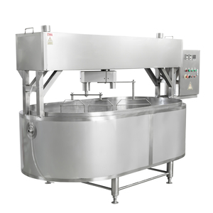 Ligne de production de fromage 500l 1000l 2000l Machine de fabrication de fromage Bac à fromage ovale - Product Image 4