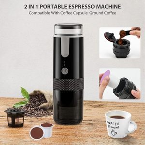 Cafetera Individual 2 en 1, Portátil, Eléctrica, a Batería, de Mano, con Diseño de un Solo Botón, para Senderismo y Uso al Aire Libre - Product Image 4