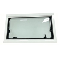 Fenêtre à double vitrage pour caravane RV, vitrage extérieur, panneau acrylique intérieur