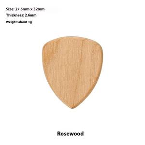 Médiators pour guitare électrique Folk faits à la main Palettes de guitare en bois Instruments de musique et accessoires - Product Image 3
