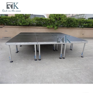 Plateforme de scène pour événements en plein air, plateforme antidérapante, aluminium, quatre pieds - Product Image 5
