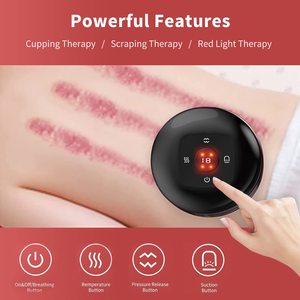 Machine de thérapie par ventouses intelligente 4 en 1 pour le corps avec soulagement de la pression en un clic, masseur Gua Sha rechargeable - Product Image 2