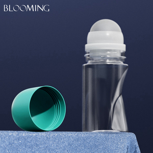 Skin 50ml <strong>Soft</strong> Touch clear PET Plastic Roll on Bottle Deodorant Packaging <strong>Container</strong>,perfume Body Oil Bottle With Roller Ball - Product Image 3