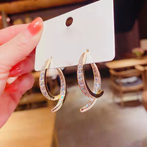 Orecchini Pendenti a Croce Bidirezionali per Donne, Orecchini Geometrici Fronte-Retro, Gioielli di Moda per Uso Quotidiano e Feste - Product Image 2