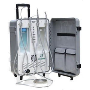وحدة طب الأسنان المتنقلة الديناميكية DU892 على طراز الأمتعة المحمولة مع ضاغط مدمج - Product Image 1